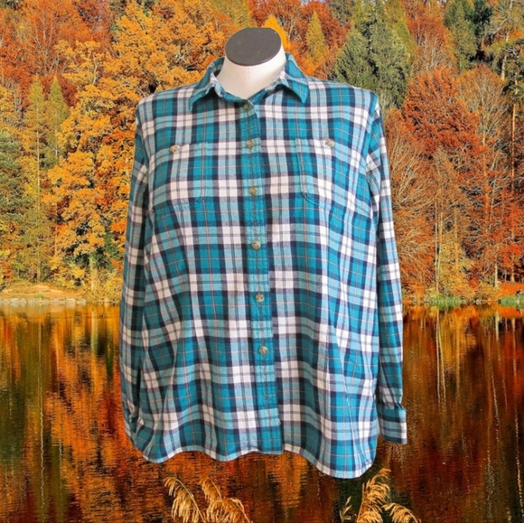 Y2K Cozy Fall Flannel - Picture 1 of 4